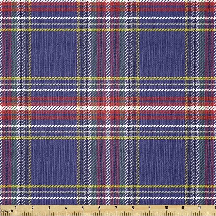 Tartan fabric best sale by the yard